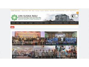 Sulthan Syarif Kasim State Islamic University of Riau's Website Screenshot