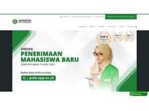 Pasir Pengaraian University's Website Screenshot