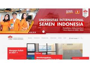 International University Semen Indonesia's Website Screenshot