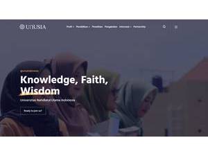 Nahdlatul Ulama University of Indonesia's Website Screenshot