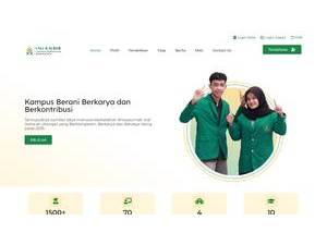 Nahdlatul Ulama University of West Kalimantan's Website Screenshot