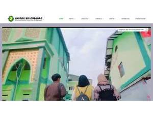 Sunan Giri Nahdlatul Ulama University's Website Screenshot