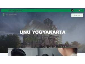 Universitas Nahdlatul Ulama Yogyakarta's Website Screenshot