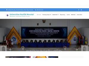 Pacific University of Morotai's Website Screenshot