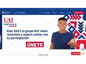 Universidad Autónoma de Ica's Website Screenshot