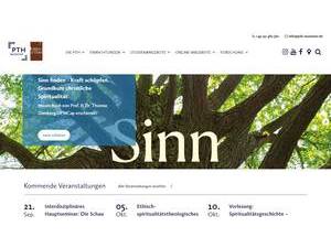 University of Philosophy and Theology in Münster's Website Screenshot