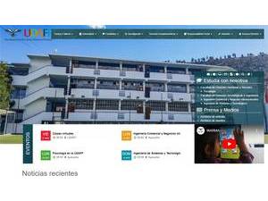Federico Froebel University of Ayacucho's Website Screenshot