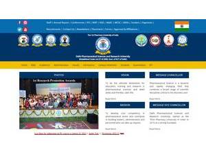 दिल्ली फार्मास्युटिकल साइंसेज एंड रिसर्च यूनिवर्सिटी's Website Screenshot