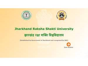 Jharkhand Raksha Shakti University's Website Screenshot