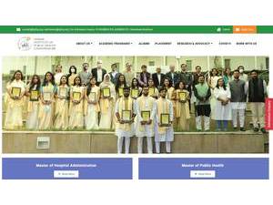 Indian Institute of Public Health's Website Screenshot
