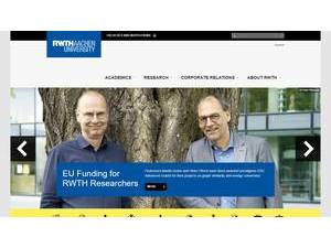 RWTH Aachen University's Website Screenshot