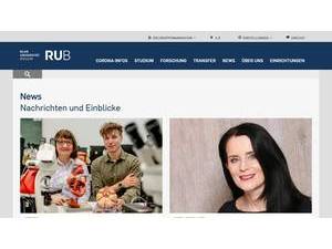 Ruhr University Bochum's Website Screenshot