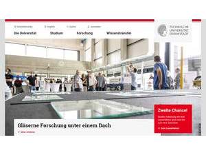 Technical University of Darmstadt's Website Screenshot