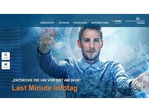 Ilmenau University of Technology's Website Screenshot