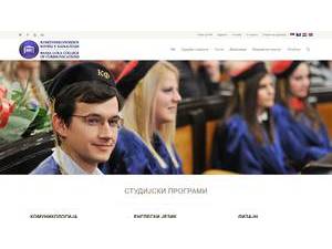 Komunikološki koledž u Banjaluci Kapa Fi's Website Screenshot