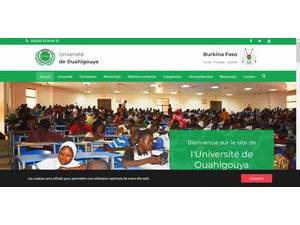 Université de Ouahigouya's Website Screenshot