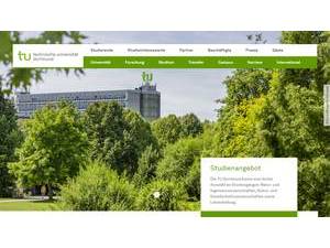 TU Dortmund University's Website Screenshot