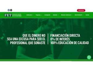 Foundation Technological School of Neiva Jesus Oviedo Perez's Website Screenshot