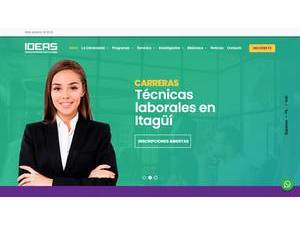University Corporation of Colombia Ideas's Website Screenshot