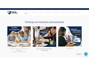 Latin American University Corporation's Website Screenshot