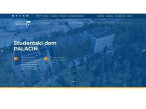 Veleucilište u Šibeniku's Website Screenshot