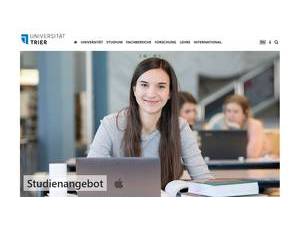 Universität Trier's Website Screenshot