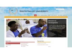 South Valley University's Website Screenshot