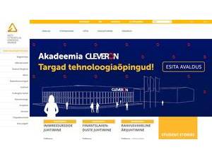 Эстонский университет прикладных наук по предпринимательству Майнор's Website Screenshot