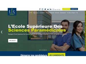 International University of Rabat's Website Screenshot