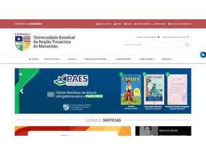 Universidade Estadual da Região Tocantina do Maranhão's Website Screenshot