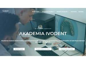Ivodent Academy's Website Screenshot