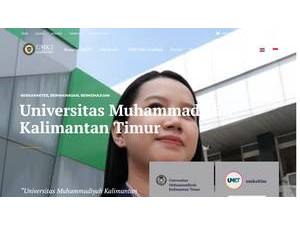 Muhammadiyah University of East Kalimantan's Website Screenshot