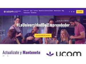 Universidad Comunera's Website Screenshot