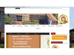 National University of Itapúa's Website Screenshot