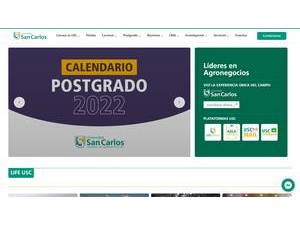 Universidad San Carlos's Website Screenshot