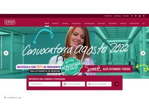 Polytechnic and Artistic University of Paraguay's Website Screenshot