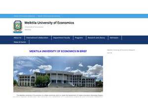 Meiktila University of Economics's Website Screenshot