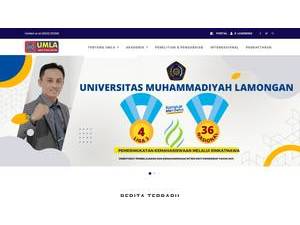 University of Muhammadiyah Lamongan's Website Screenshot