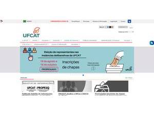 Federal University of Catalão's Website Screenshot