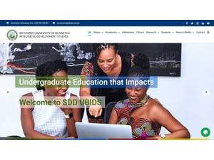 Simon Diedong Dombo University of Business and Integrated Development Studies's Website Screenshot