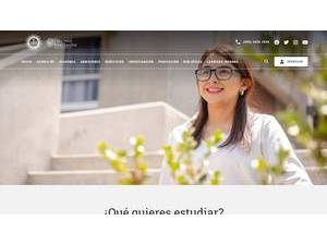 Rafael Landívar University's Website Screenshot