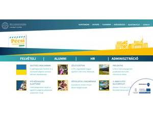 University of Pécs's Website Screenshot