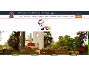 চট্টগ্রাম প্রকৌশল ও প্রযুক্তি বিশ্ববিদ্যালয়'s Website Screenshot