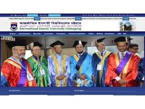 আন্তর্জাতিক ইসলামী বিশ্ববিদ্যালয় চট্টগ্রাম's Website Screenshot