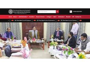 Tilka Manjhi Bhagalpur University's Website Screenshot