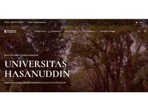 Hasanuddin University's Website Screenshot
