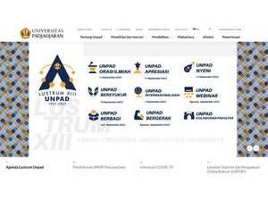 Padjadjaran University's Website Screenshot