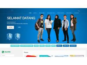 Paramadina University's Website Screenshot