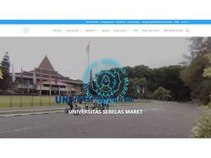 Universitas Sebelas Maret's Website Screenshot