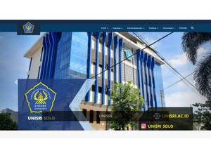 Slamet Riyadi University's Website Screenshot